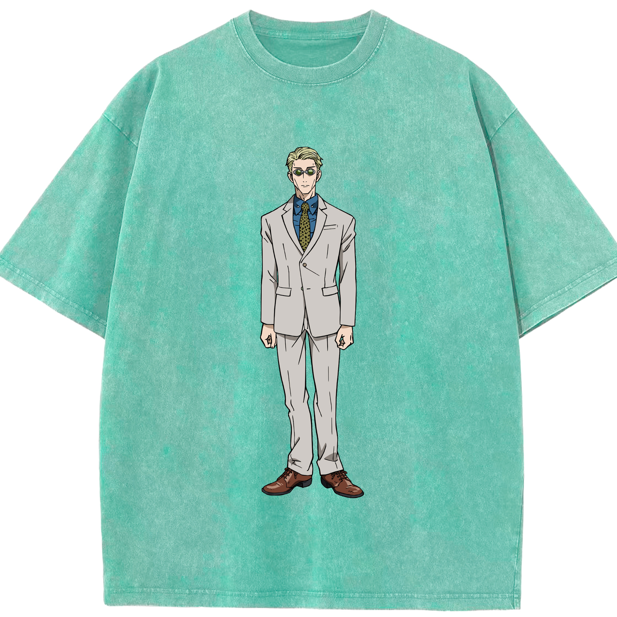 （画像用） 呪術廻戦 Jujutsu Kaisen 綿100% ヴィンテージ風 半袖Tシャツ（フロントプリント）
